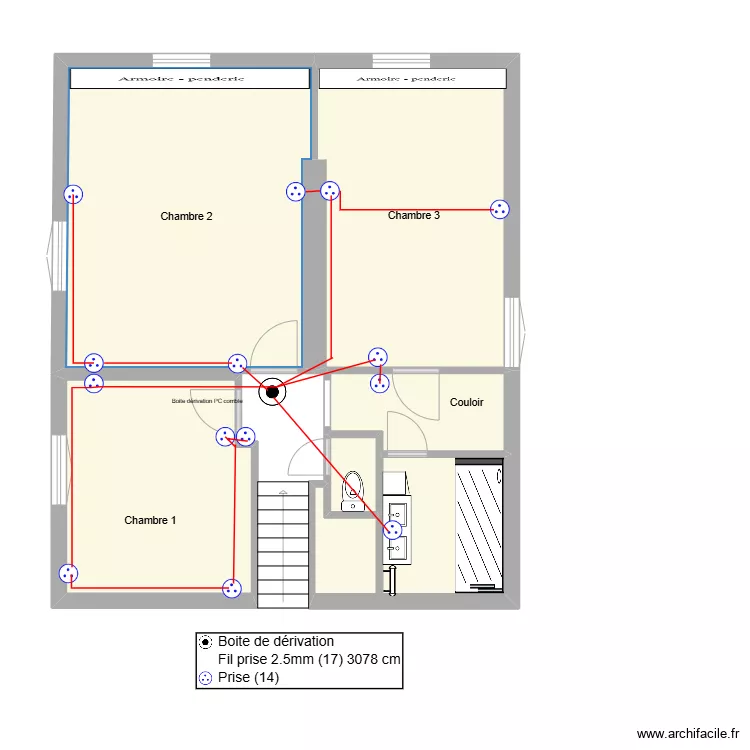 EAUBONNE 1ER ETAGE PC 11. Plan de EAUBONNE 1ER ETAGE PC 11. Plan de