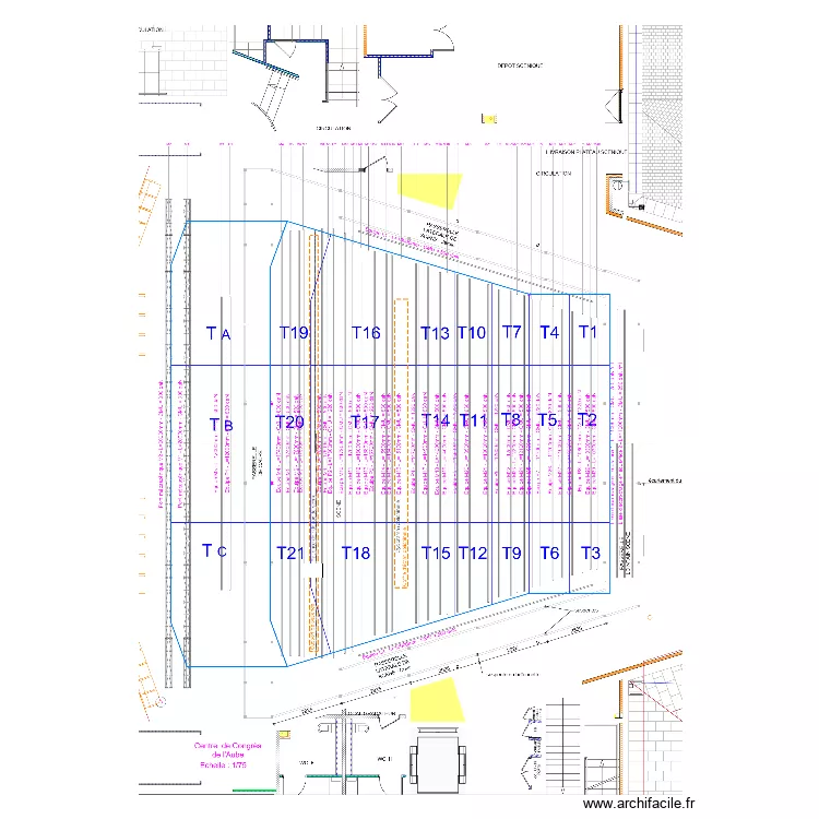 PLAN PALANS Auditorium. Plan de 