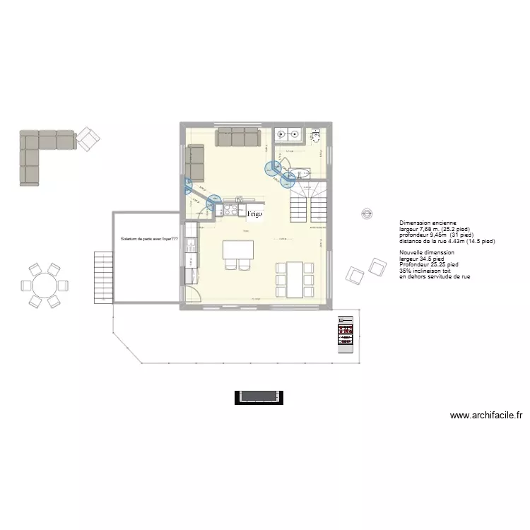 J meme dimension interressant. Plan de 4 Pièces et 62 m² J meme dimension interressant. Plan de 4 Pièces et 62 m²