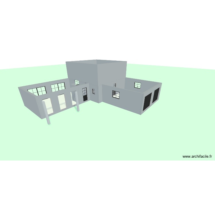 Projet de construction. Plan de 0 pièce et 0 m2 Projet de construction. Plan de 0 pièce et 0 m2