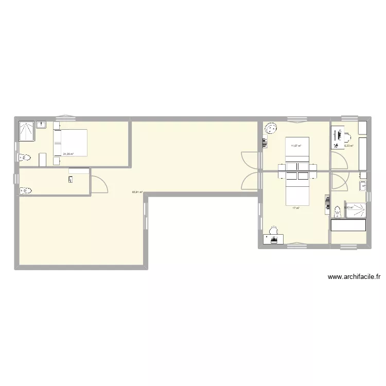 plan pour construction neuve. Plan de 