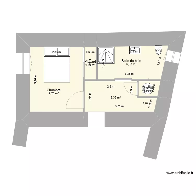 Plan Projet Marucchi. Plan de 