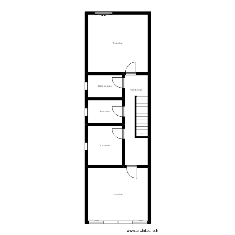 Erquelinnes 145B &eacute;tage 2. Plan de 