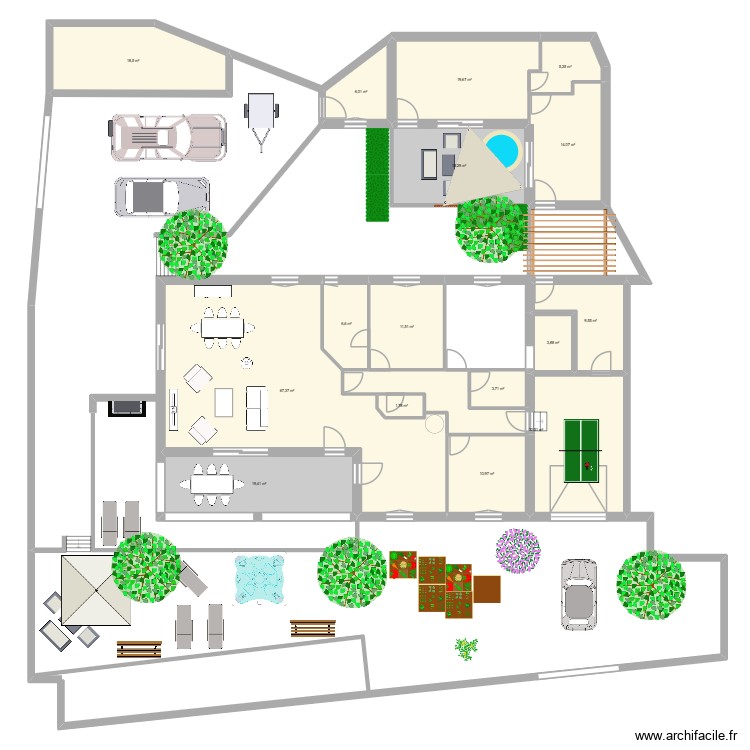 Argeles projet. Plan de 0 pièce et 0 m2
