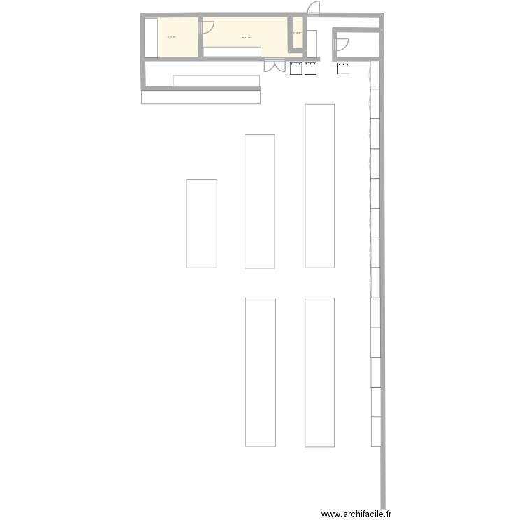 LA VIE CLAIRE2. Plan de 3 pièces et 28 m2