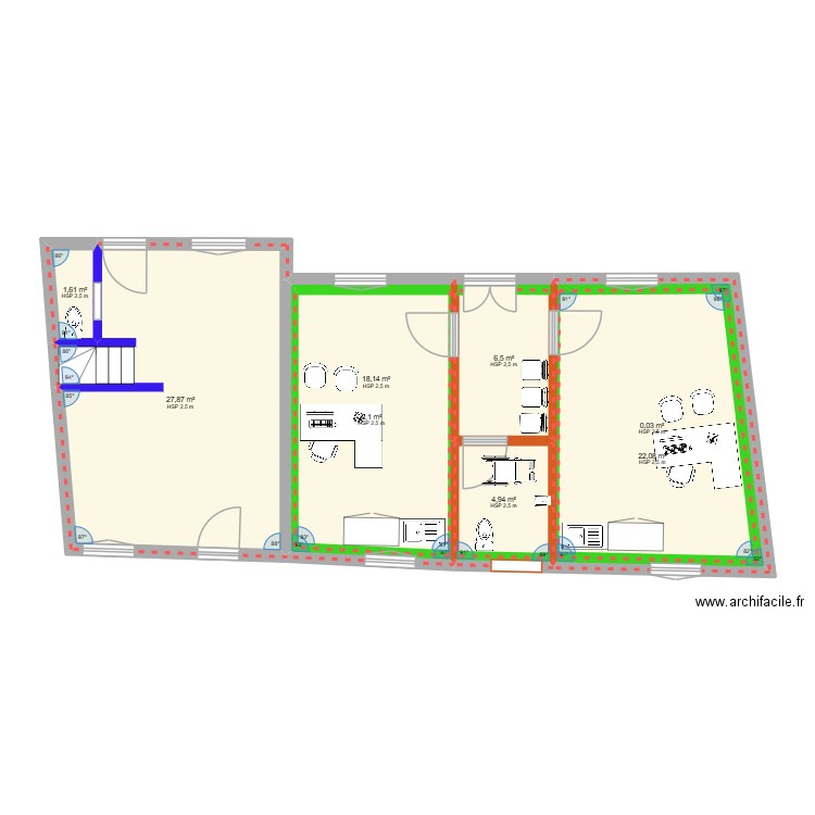 msp 3 DERNIERE VERSION. Plan de 8 pièces et 126 m2