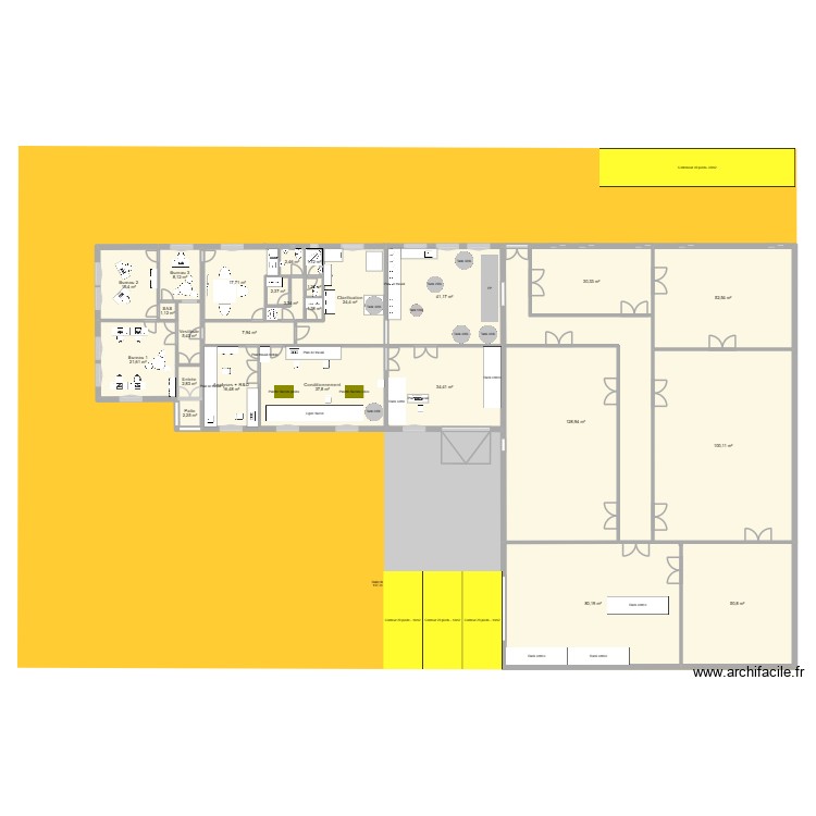B&acirc;timent Rivesaltes - tests. Plan de 0 pièce et 0 m2