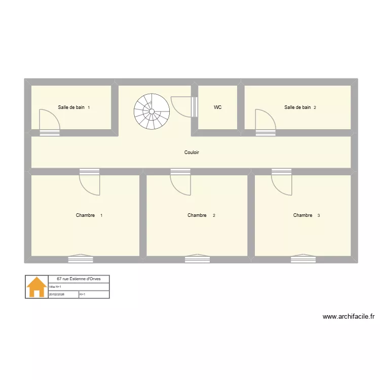 67 ESTIENNE D ORVE R+1. Plan de 0 pièce et 0 m2 67 ESTIENNE D ORVE R+1. Plan de 0 pièce et 0 m2