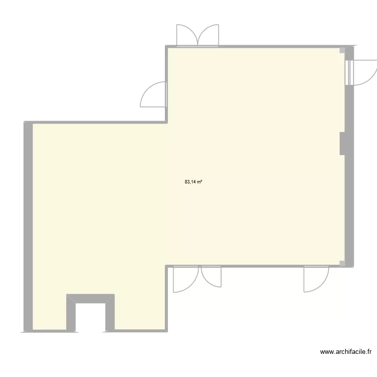 plan jessym ghilas. Plan de 1 Pièce et 83 m²