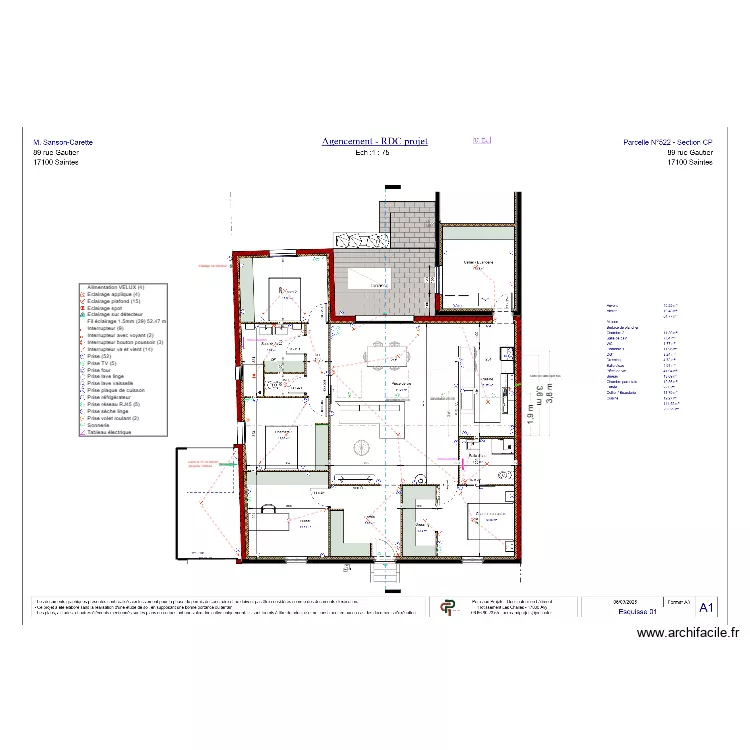 Sanson-Carette. Plan de 