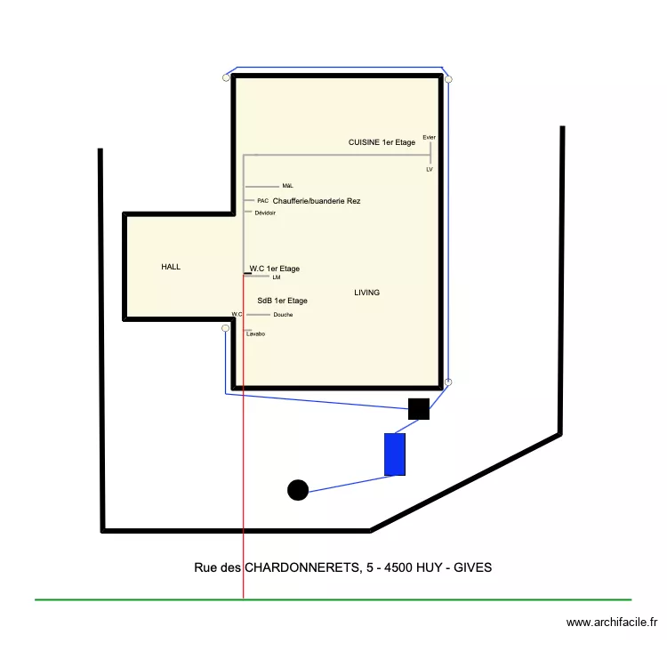 chardonnerets. Plan de 
