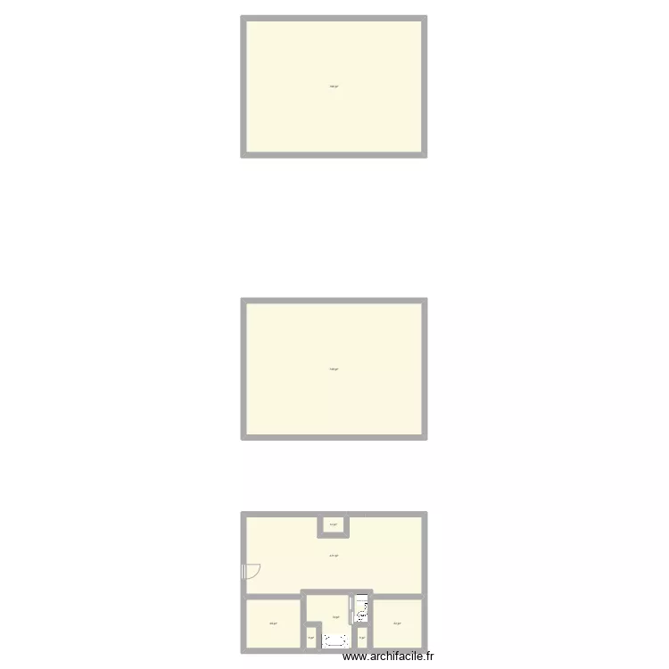 Maison 5. Plan de 