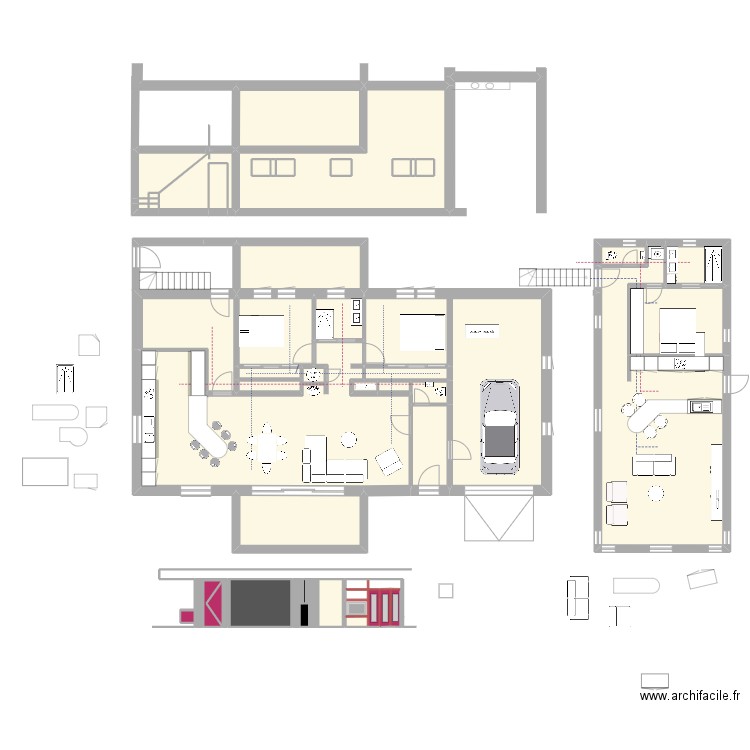plan divers . Plan de 53 pièces et 298 m2