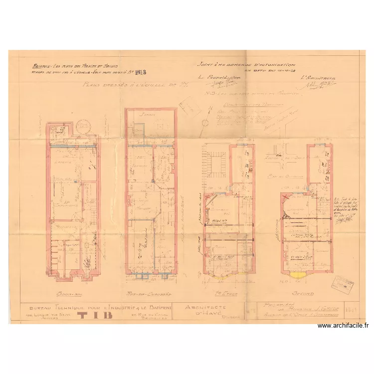Av de l'opale 50. Plan de 