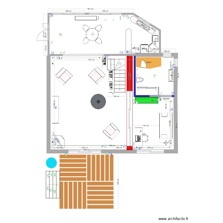 plan maison principale + electricite. Plan de 0 pièce et 0 m2