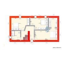 plan etage cesny avec cotation