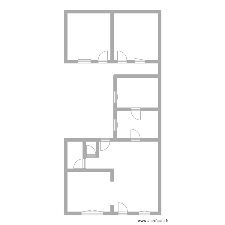 EP Loire_CARRE. Plan de 7 pièces et 94 m2