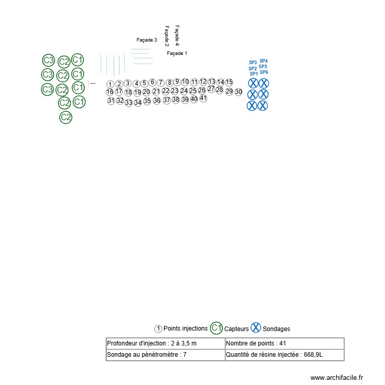 Exemple. Plan de 0 pièce et 0 m2