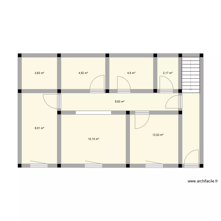 KKK. Plan de 8 et 53 m² KKK. Plan de 8 et 53 m²
