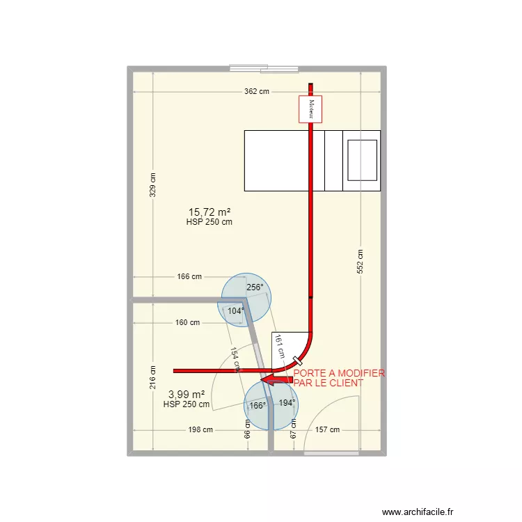 EHPAD SIMPLE  ITALIENNE. Plan de 