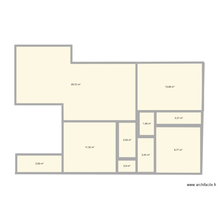 St Michel 1. Plan de 0 pièce et 0 m2