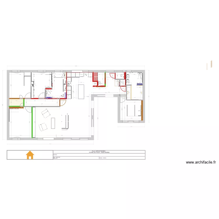 projet  LARQUET/WATIER : fonds pour elec. Plan de 