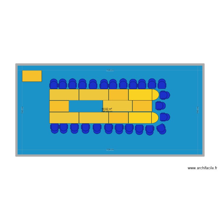 Salle de réunion. Plan de 0 pièce et 0 m2