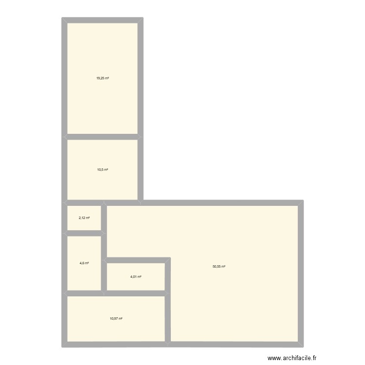 maison projet. Plan de 7 pièces et 102 m2