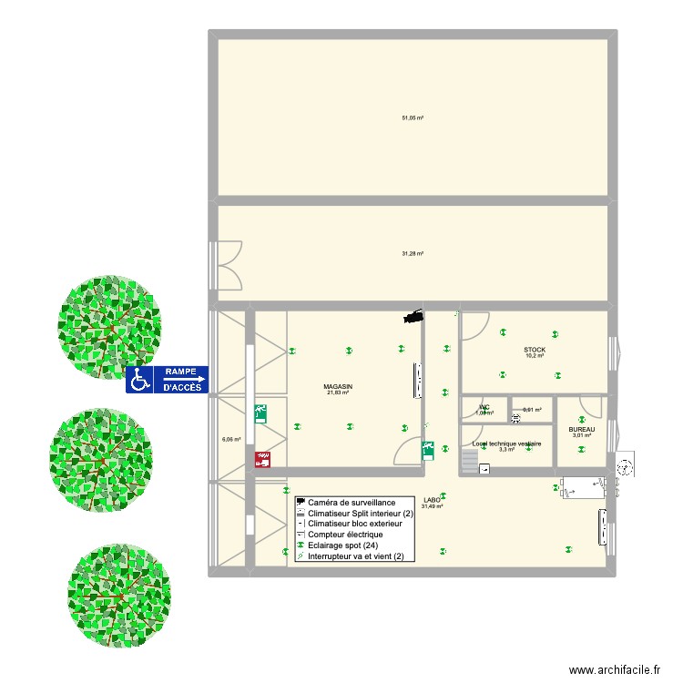 BOULANGERIE 2. Plan de 34 pièces et 394 m2