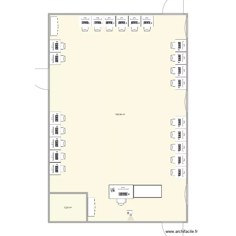 115. Plan de 2  et 145 m²