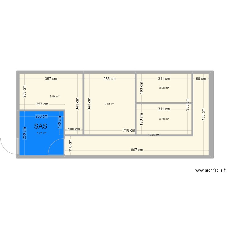 Hotel fantome. Plan de 0 pièce et 0 m2