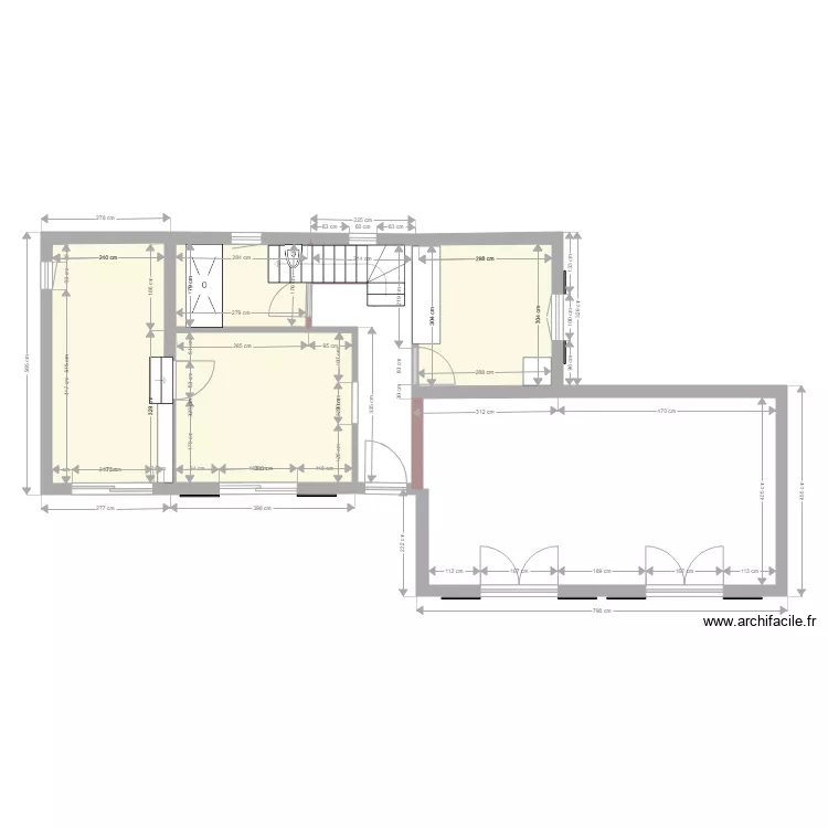 RdC1 vx1. Plan de 4 et 38 m² RdC1 vx1. Plan de 4 et 38 m²