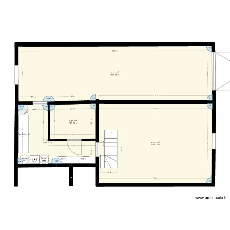 Chamrdc1. Plan de 4 et 96 m² Chamrdc1. Plan de 4 et 96 m²