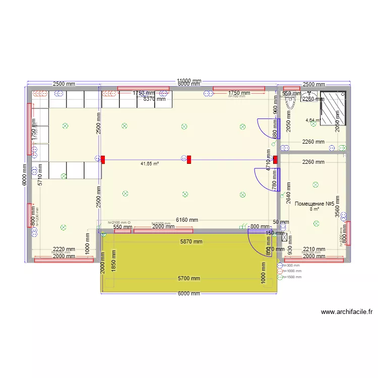 60 1 Островищи кухня эл. Plan de 