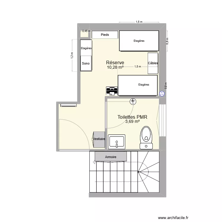 EMH toilettes réserve 2025. Plan de 0 pièce et 0 m2 EMH toilettes réserve 2025. Plan de 0 pièce et 0 m2