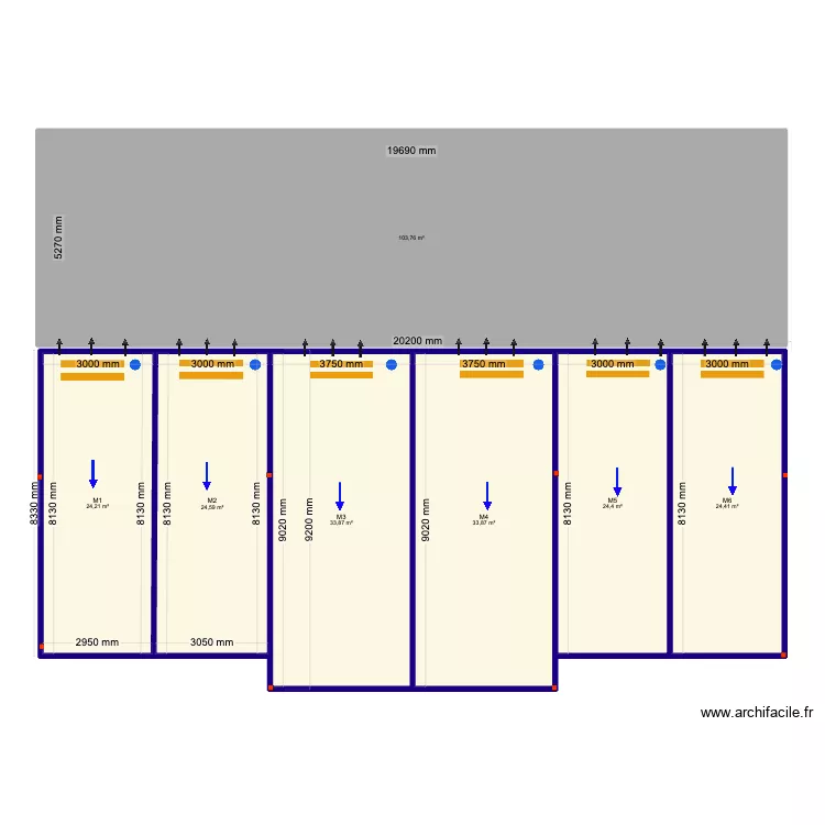 Authentic restaurant V2. Plan de 