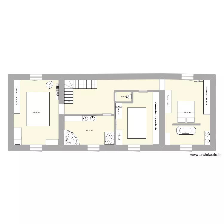Cote juste étage. Plan de Cote juste étage. Plan de