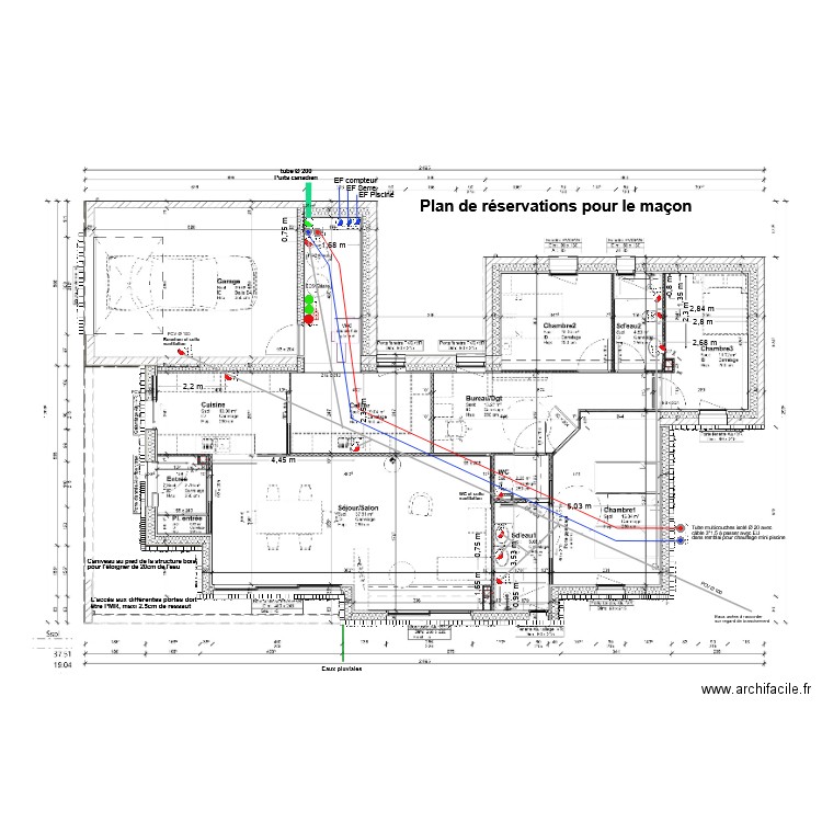 2025-05 Plan réservation pour le maçon. Plan de 0 pièce et 0 m2