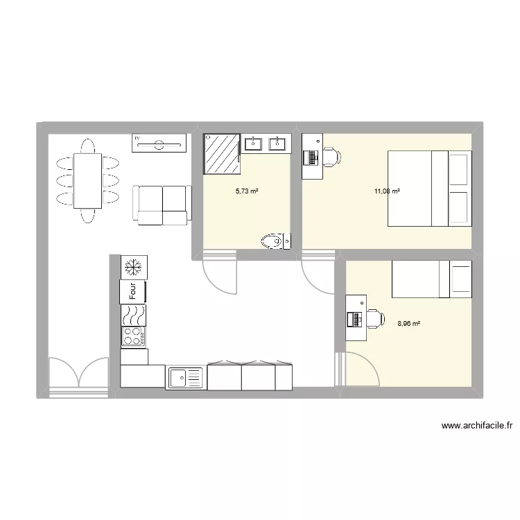futur maison. Plan de 