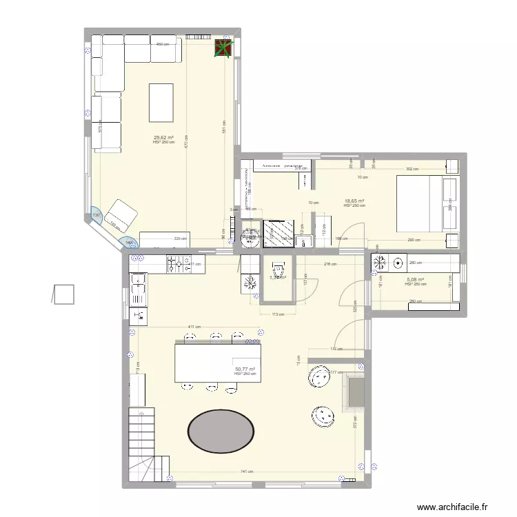 Chasselay bar immense. Plan de 