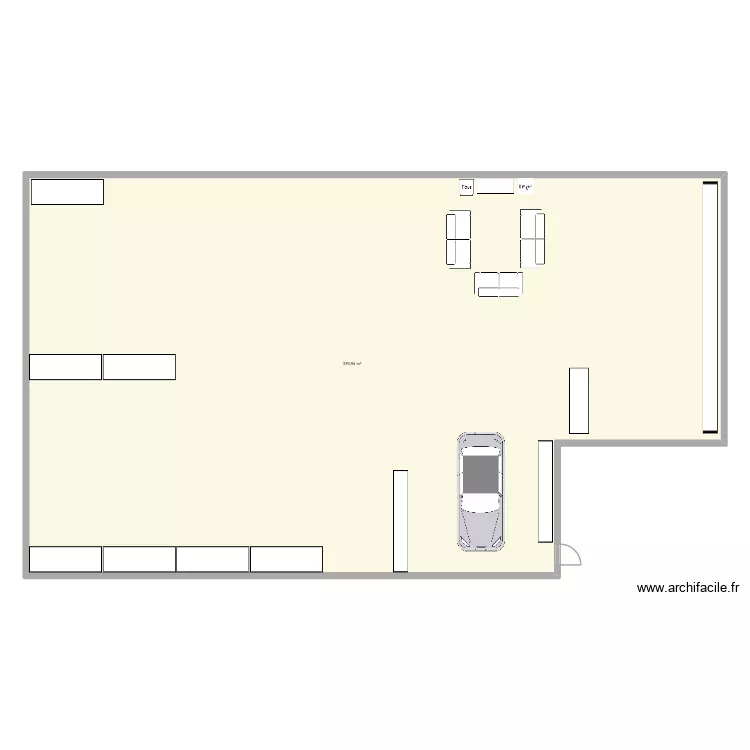 Local. Plan de 1 et 377 m² Local. Plan de 1 et 377 m²