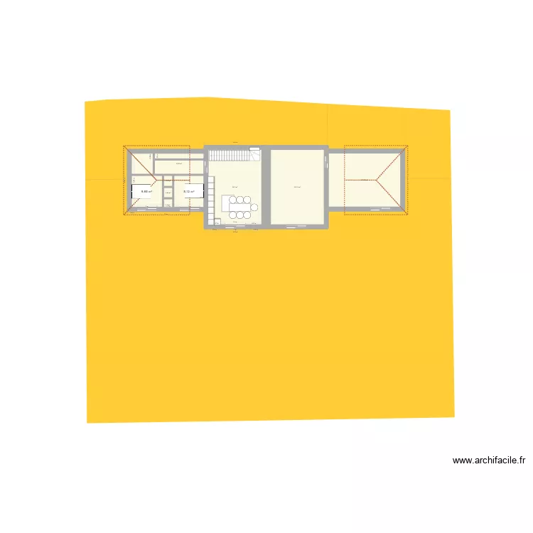 V1 RDC + Cuisine. Plan de 10 et 210 m² V1 RDC + Cuisine. Plan de 10 et 210 m²