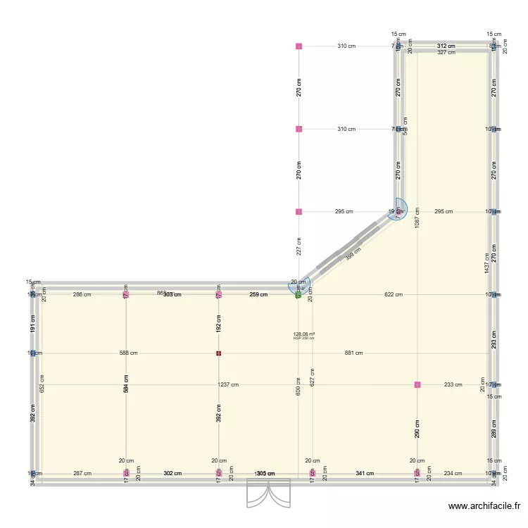 concept mures final step 4. Plan de 1 et 128 m² concept mures final step 4. Plan de 1 et 128 m²