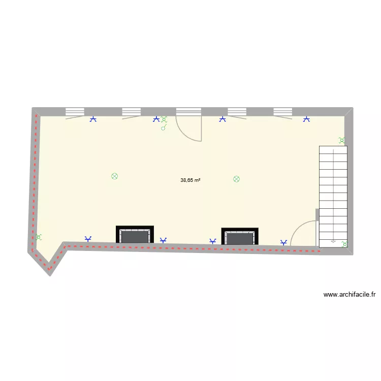 maison rdc. Plan de 1 et 39 m² maison rdc. Plan de 1 et 39 m²