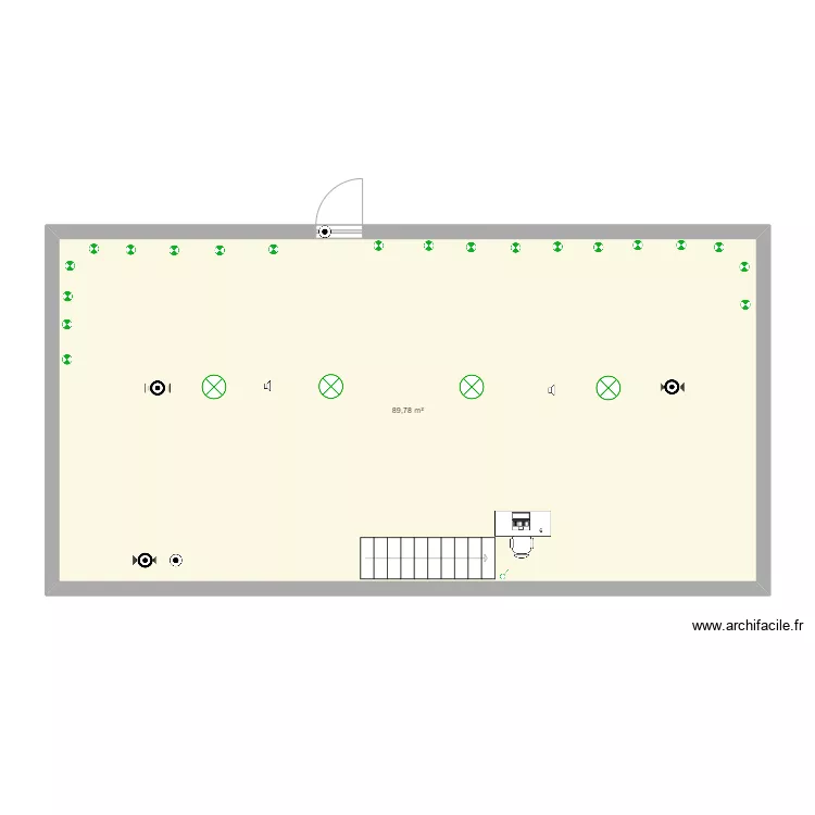 magasin. Plan de 