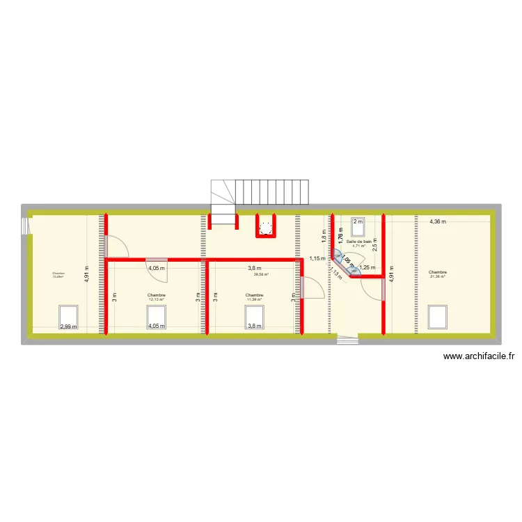 Etage Jeanneau Aymeric. Plan de Etage Jeanneau Aymeric. Plan de