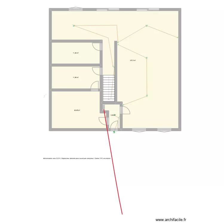 Isabelle. Plan de 5 et 155 m² Isabelle. Plan de 5 et 155 m²