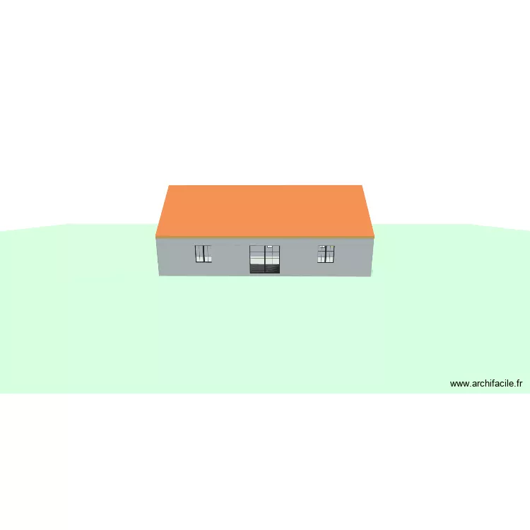 RDC Grande Grange BUN. Plan de 2  et 268 m²