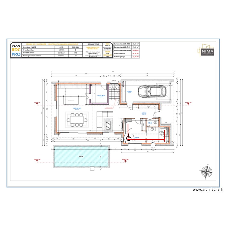 Songul U plafond 2. Plan de 0 pièce et 0 m2