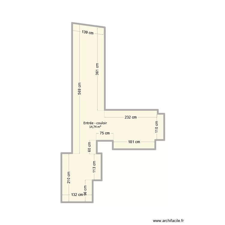 Charl&egrave;s-Trousard - Entr&eacute;e. Plan de 